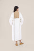 Embroidered Wool long Coat